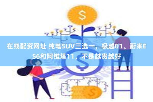 在线配资网址 纯电SUV三选一，极越01、蔚来ES6和阿维塔11，不是越贵越好