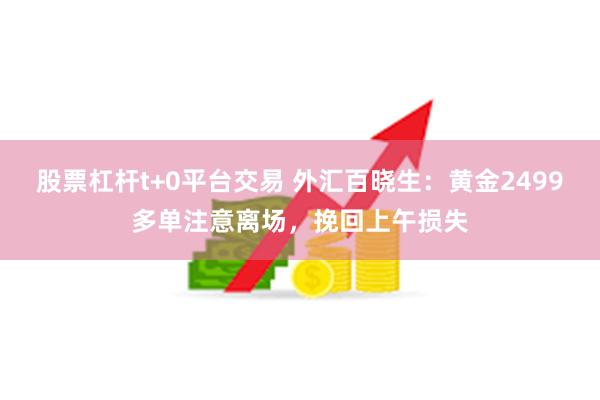 股票杠杆t+0平台交易 外汇百晓生：黄金2499多单注意离场，挽回上午损失