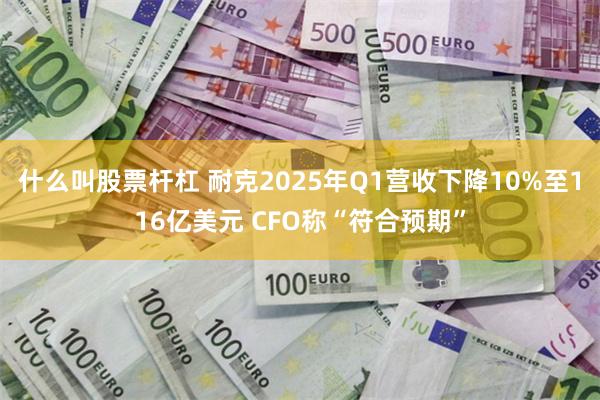 什么叫股票杆杠 耐克2025年Q1营收下降10%至116亿美元 CFO称“符合预期”